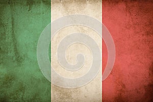 Italian Grunge Flag