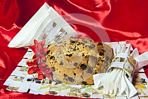 Italian home made panettone photo