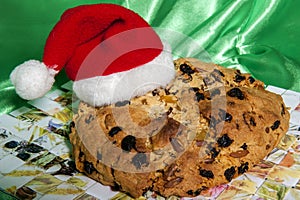 Italian home made panettone photo