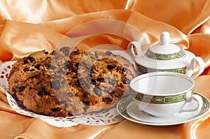 Italian home made panettone photo