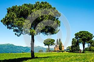 Italian landscape Brianza Lombardy photo