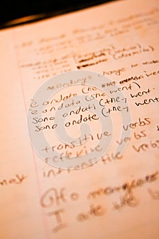 Italian language notes