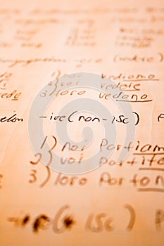 Italian language notes