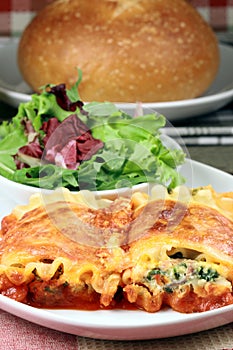 Italian lasagna rolls