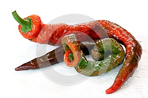 Italian long hot chili peppers