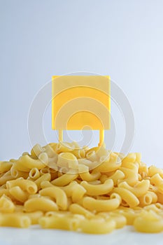 Italian Macaroni Pasta with copy space for your text