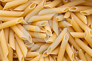 Italian macaroni pasta full background.