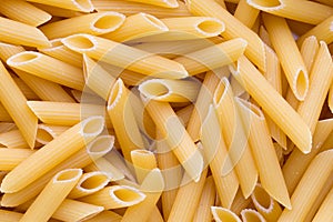 Italian macaroni pasta full background.