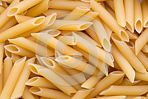 Italian macaroni pasta full background.