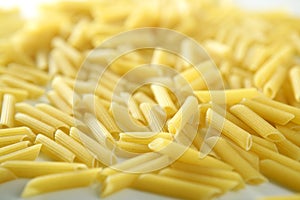 Italian macaroni pasta texture