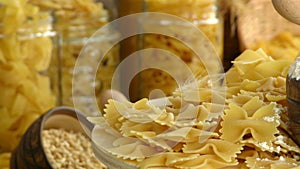 Italian Macaroni Pasta Uncooked