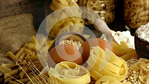 Italian Macaroni Pasta Uncooked