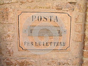 Italian mailbox photo