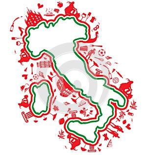 Italian map photo