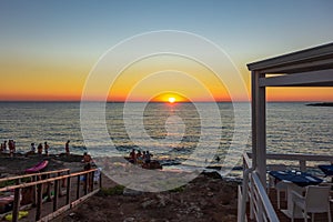 Italian Mediterranean seascape.