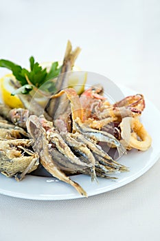 Italian mixed fried fish