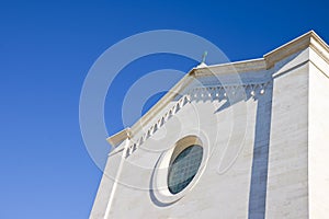 Italian modern murble church - Toned image