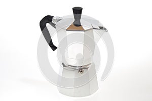 Italian Moka on white photo