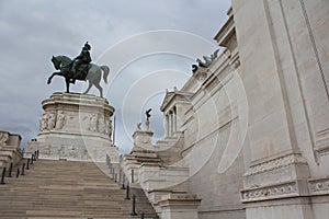 Italian monument Vittorio Emanuele