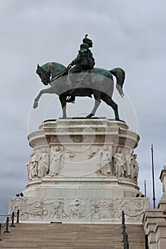 Italian monument Vittorio Emanuele