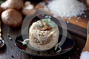 Italian mushroom risotto