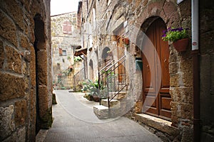 Italian narrow street