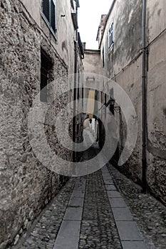 Italian narrow street photo
