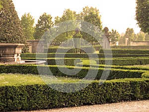 Italian neoclassic garden photo