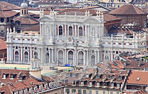 Italian Palazzo Carignano in Turin, Aosta Valley photo