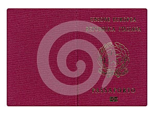 Italian Passport photo