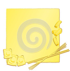 Italian pasta backgound