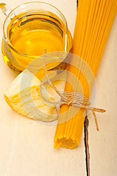 Italian pasta basic food ingredients