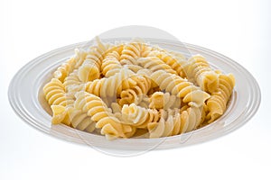 Italian pasta called fusilli