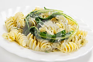 Italian pasta with chard or silverbeet