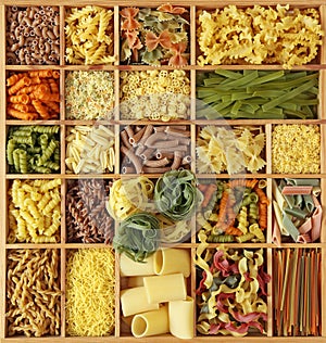 Italian pasta collection