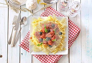 Italian pasta dish