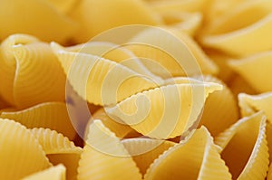 Italian pasta. Dry pasta