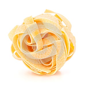 Italian pasta fettuccine nest