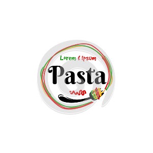 Italiano comida un restaurante designación de la organización o institución italiano bandera verde blanco a círculo tenedor 