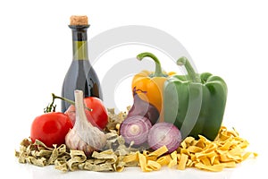 Italian pasta ingredients