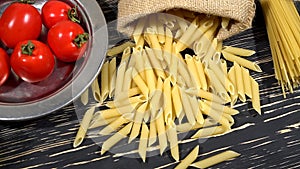 Italian pasta ingredients