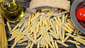 Italian pasta ingredients