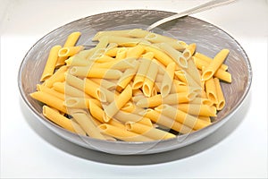 Italian pasta raw dish photo