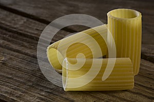 Italian pasta rigatoni