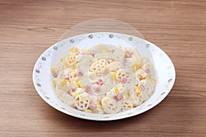 Italian pasta rotelle
