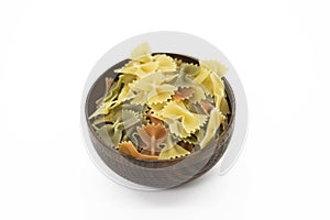 Italian pasta, ties.