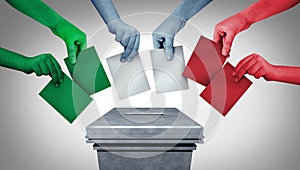 Italian People Voting photo