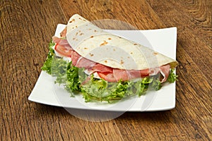 Italian piadina photo