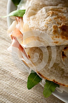 Italian Piadina Romagnola photo