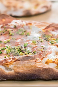 Italian pizza close-up